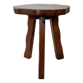 Mid-Century Brutalist Rustic Primitive Side Table from Wanderwood, England, 1950s For Sale