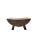Sculptural Stool With Curved Seat Suar Wood, Modern Organic For Sale - Image 6 of 6