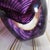Purple Signed Purple Swirled Perfume Bottle For Sale - Image 8 of 8