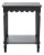 Heaven Scalloped Accent Table in Matte Black For Sale