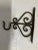 Brown Scrolling Wall Mounted Iron Bracket for Lanterns or Signs For Sale - Image 8 of 11