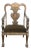 Majestic Odd Fellows Carved and Painted Armchair For Sale