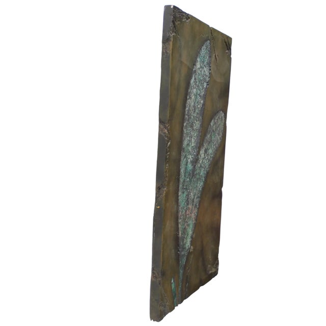 Mid-Century Modern Large Glass Leaves Wall Art For Sale - Image 3 of 6