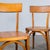 Brown Honey Colour Bentwood Dining Chairs from Baumann, 1950s, Set of 9 For Sale - Image 8 of 11