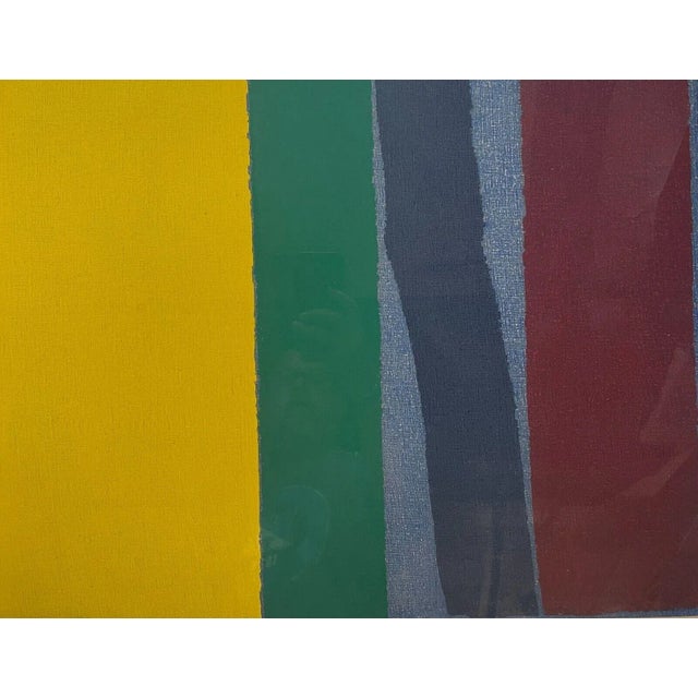 1969 Natvar Bhavsar Color Field Abstract Screenprint - Listed Indian Artist For Sale - Image 9 of 12