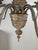 Wood Antique Italian Giltwood and Iron Six-Light Chandelier For Sale - Image 7 of 11
