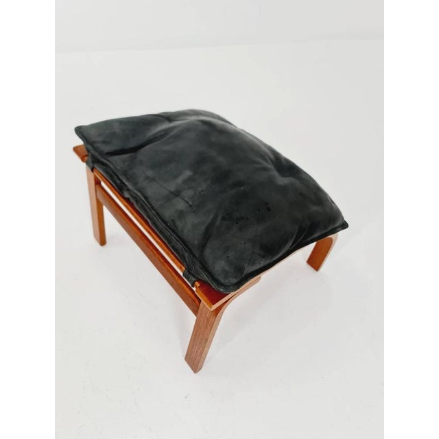 Set of Mid-Century Modern Lounge Chair and Ottoman by Swedese, 1960 For Sale - Image 17 of 18