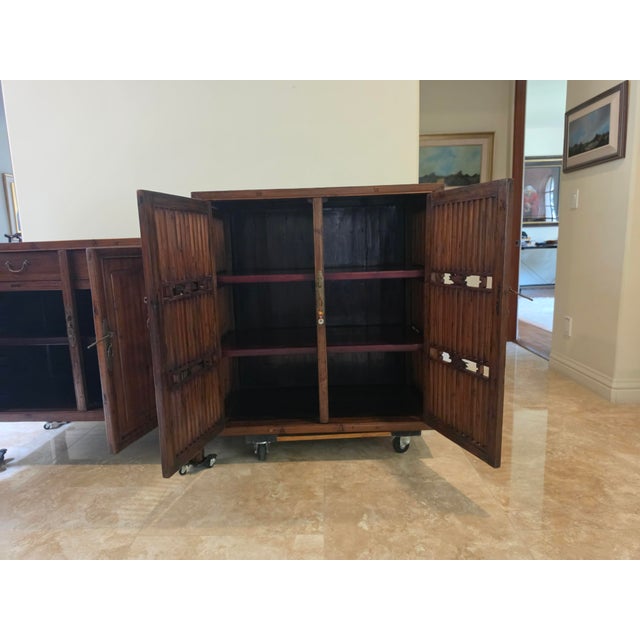 Chinese 19th Century Chinese Kitchen Cabinet For Sale - Image 3 of 15