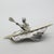 Vintage Italian Handmade Sterling Silver 925 Canoe Rower Figurine, 1970s For Sale - Image 6 of 14