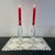 Vintage Glass Candleholders, 1960, Set of 2 For Sale - Image 4 of 4