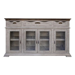 Peninsula Solid Wood Sideboard/ Media Console - 72" For Sale