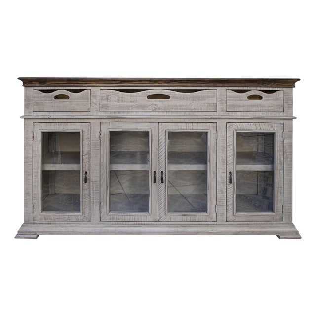 Peninsula Solid Wood Sideboard/ Media Console - 72" For Sale
