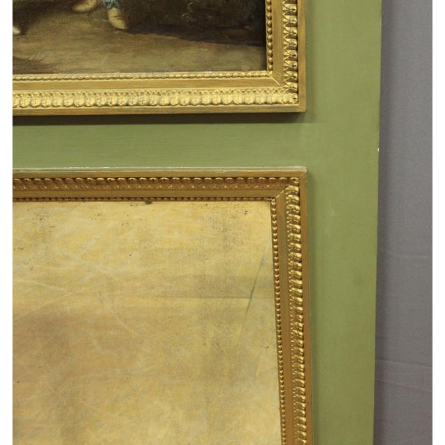 Louis XVI Artist, Scene of Musicians, 1880s, Trumeau Painting, Framed For Sale - Image 11 of 15