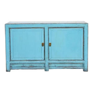 Baby Blue Asian Chic Cabinet