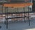 Wood Vintage 1950s Walnut and Architectural Rod Iron Writing Desk Styled After Luther Conover For Sale - Image 7 of 13