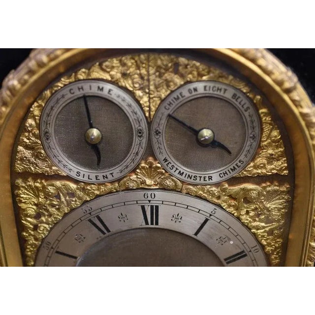 Black Victorian Bracket Clock, 1880s For Sale - Image 8 of 15