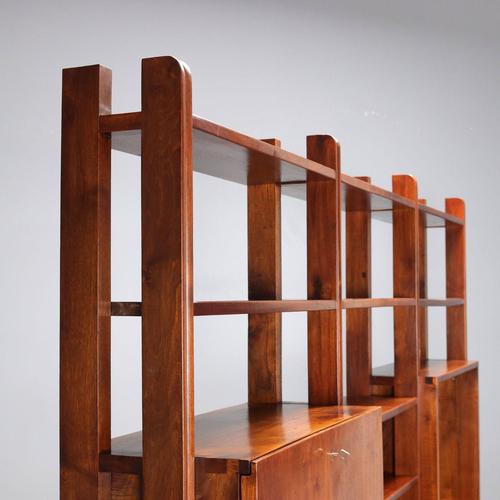 Mid-Century Bookcase, 1940s-1950s For Sale - Image 9 of 12