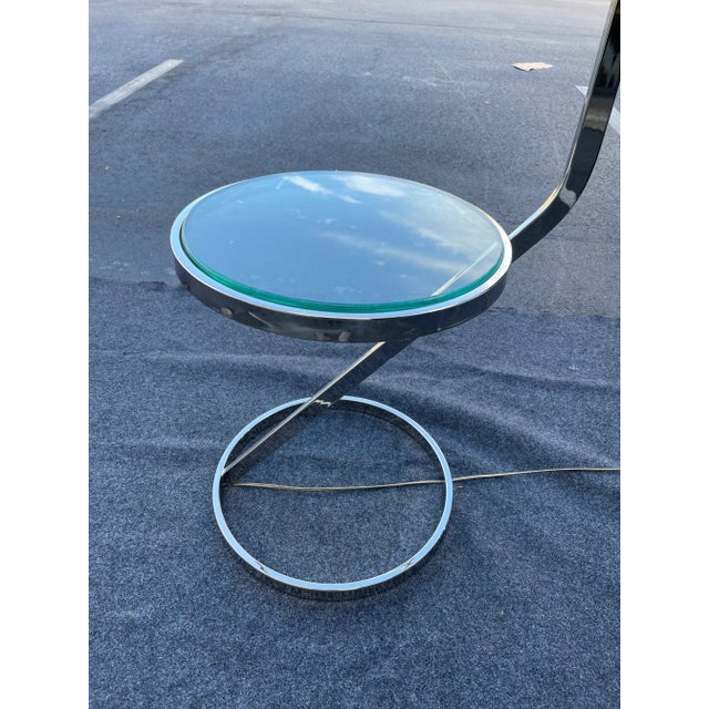 Milo Baughman 1980s Mid Century Modern Floor Lamp For Sale - Image 4 of 5