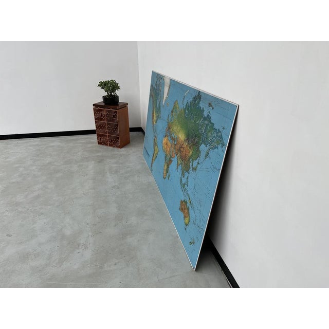 1970s Former Air France Planisphere by Permalux, 1970s For Sale - Image 5 of 15