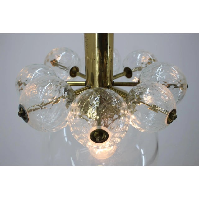 Mid-Century Pendant Lamps from Kamenický Šenov, 1970s, Set of 4 For Sale - Image 4 of 9