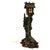 Antique Japanese Meiji Period Cast Bronze Geisha Statue Figure Lamp Signed 1890 For Sale - Image 11 of 16