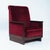 Dutch Art Deco Amsterdam School Red Velvet Chairs, 1930s, Set of 2 For Sale - Image 11 of 18