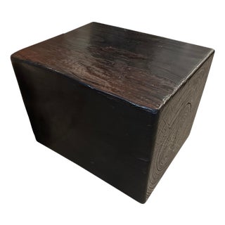 Andrianna Shamaris Impressive Log Side Table or Bench For Sale