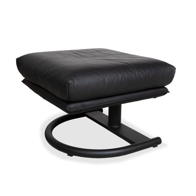 Black Leather BMP 418 Stool from Rolf Benz For Sale - Image 13 of 13