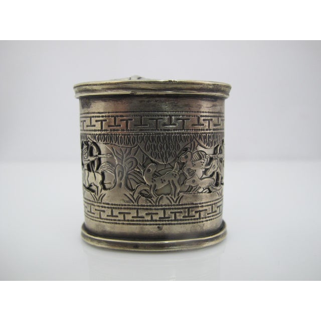 Figurative Chinese Silver Figural Opium Snuff Box With Inner Secret Erotic Scene For Sale - Image 3 of 11