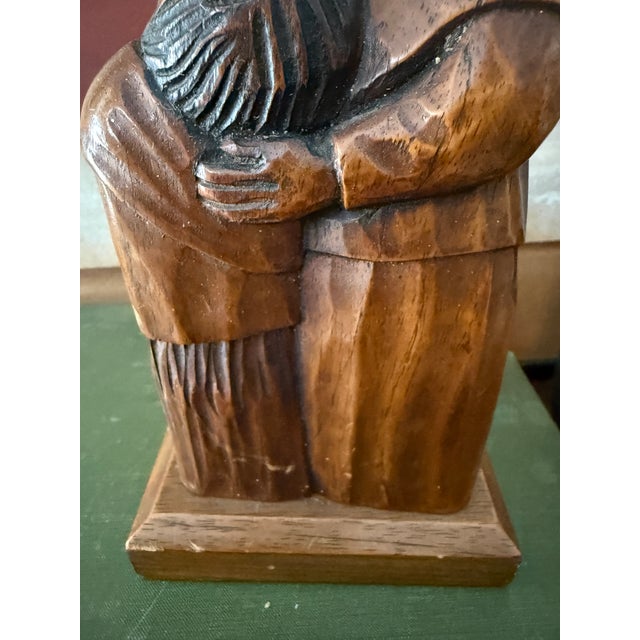 Wood Mid 20th Century Bolivian Wood Sculpture Mother and Child by Guillermo Arias Flores Arias For Sale - Image 7 of 10