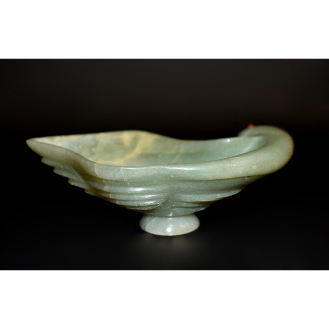 Aventurine Quartz Dove Bowl Hand Crafted Gemstone Bowl For Sale - Image 11 of 16