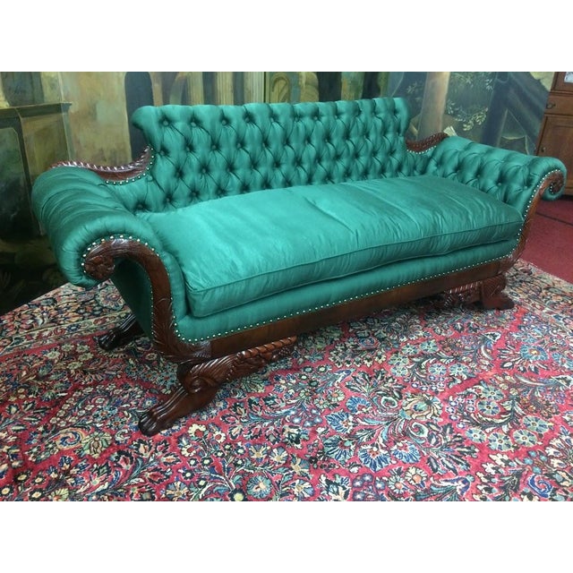 Antique Empire Sofa, 19th Century Sofa For Sale - Image 6 of 17