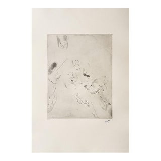 1980 Jules Pascin Toilette De Bethsabée Etching For Sale
