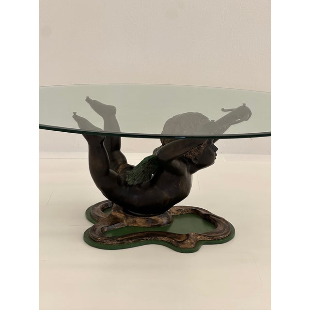 Vintage Coffee Table with Glass Top, 1970s For Sale - Image 15 of 15