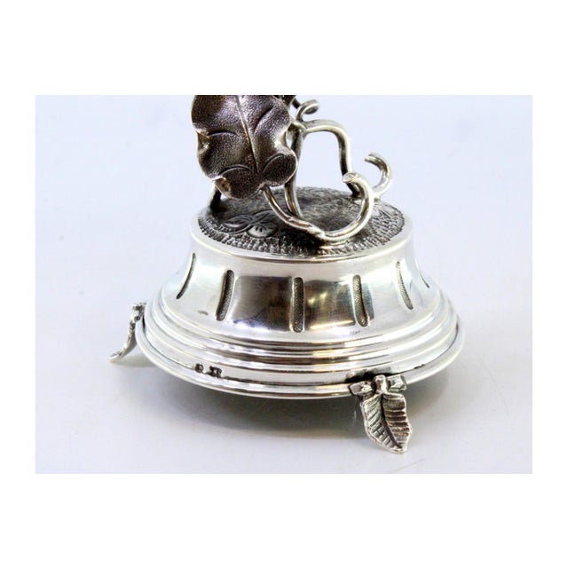 Silver Toothpick Holder with Chalice For Sale - Image 6 of 9