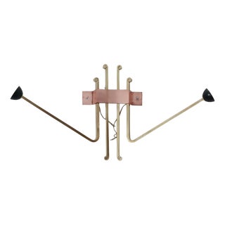Large Vintage Wall Lamp, 1960s For Sale