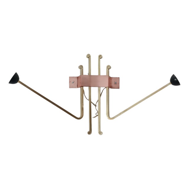 Large Vintage Wall Lamp, 1960s For Sale