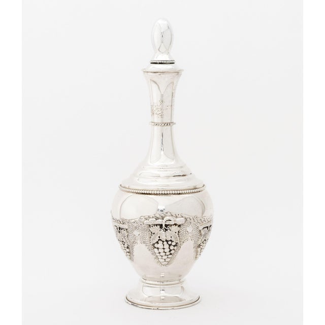 Judaica Sterling Silver Decanter and Kiddush Cup For Sale In New York - Image 6 of 13