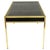 Black Mid-Century Brass & Leather Desk in the style of Maison Jansen, 1950s For Sale - Image 8 of 18