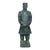 Late 20th Century Chinese Terracotta Warrior Replica Statue Large Mixed Material Asian Decor For Sale