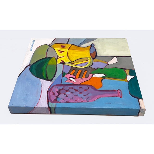 Chromatic Table, Original Oil For Sale In New York - Image 6 of 7