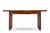 Midcentury Writing desk realized by Mobili Castelli, Italy. Walnut veneer, brass key, single drawer. A refined example of...