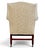 George III Wing Back Chair, Late 18th Century, Yellow Damask, England For Sale - Image 4 of 7