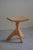Mid-Century Modern Danish Swivel Tripod Stool in Elm, 1970s For Sale - Image 4 of 13