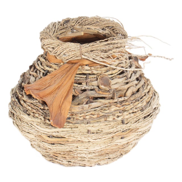 Samuel Yao Handwoven Artisan Basket For Sale