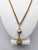 Vintage Signed Monet Book Piece Goldtone Pendant Necklace, 1961 For Sale In Philadelphia - Image 6 of 10