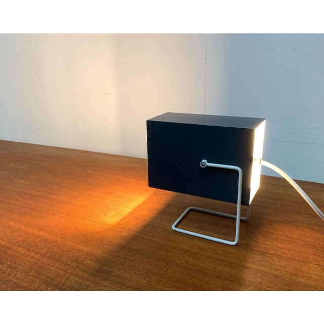 Mid-Century German Minimalist Table Lamp by Wilhelm Braun Feldweg for Doria Leuchten, 1960s For Sale - Image 6 of 18