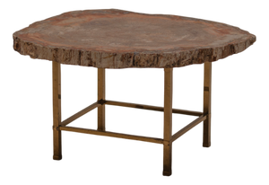 Petrified Wood Coffee Table, 1970s