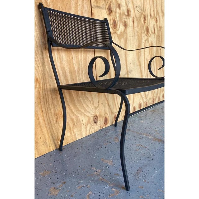 Mid-Century Modern 20th Century Salterni Wrought Patio Set - Set of 5, Attributed For Sale - Image 3 of 12