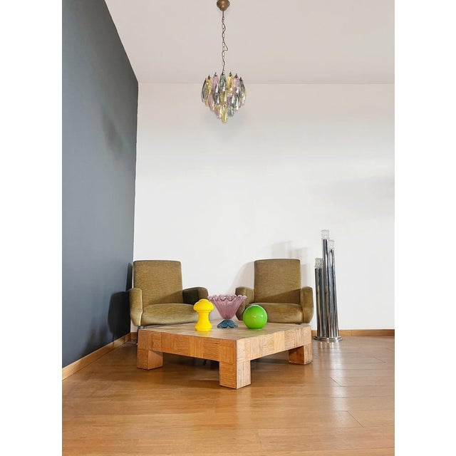 1990s Poliedri Murano Glass Chandelier by Carlo Scarpa, 1990s For Sale - Image 5 of 18